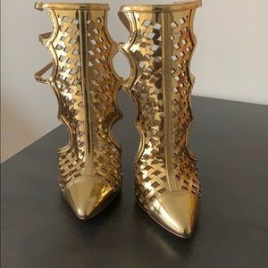 Gold Liliana Heels